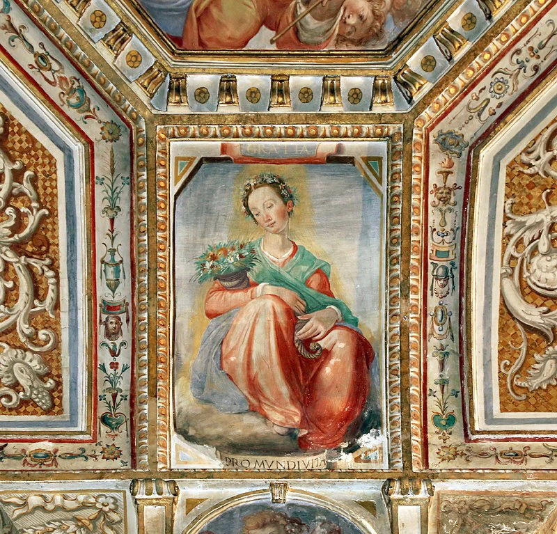 Cappella Serragli in San Marco - Firenze, la volta, Grazia